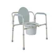 Drive Medical Heavy Duty Bariatric Folding Bedside Commode Chair 11117n-1